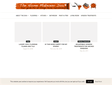 Tablet Screenshot of homemakeoverdiva.com